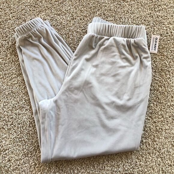 Old Navy High Waisted Luxe Velvet Jogger Sweatpants Size L - Picture 6 of 7